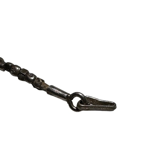 Sterling 925 Silver Fish & Bubbles Beaded Charm Bracelet 7.5” Length 13 g - Picture 1 of 12